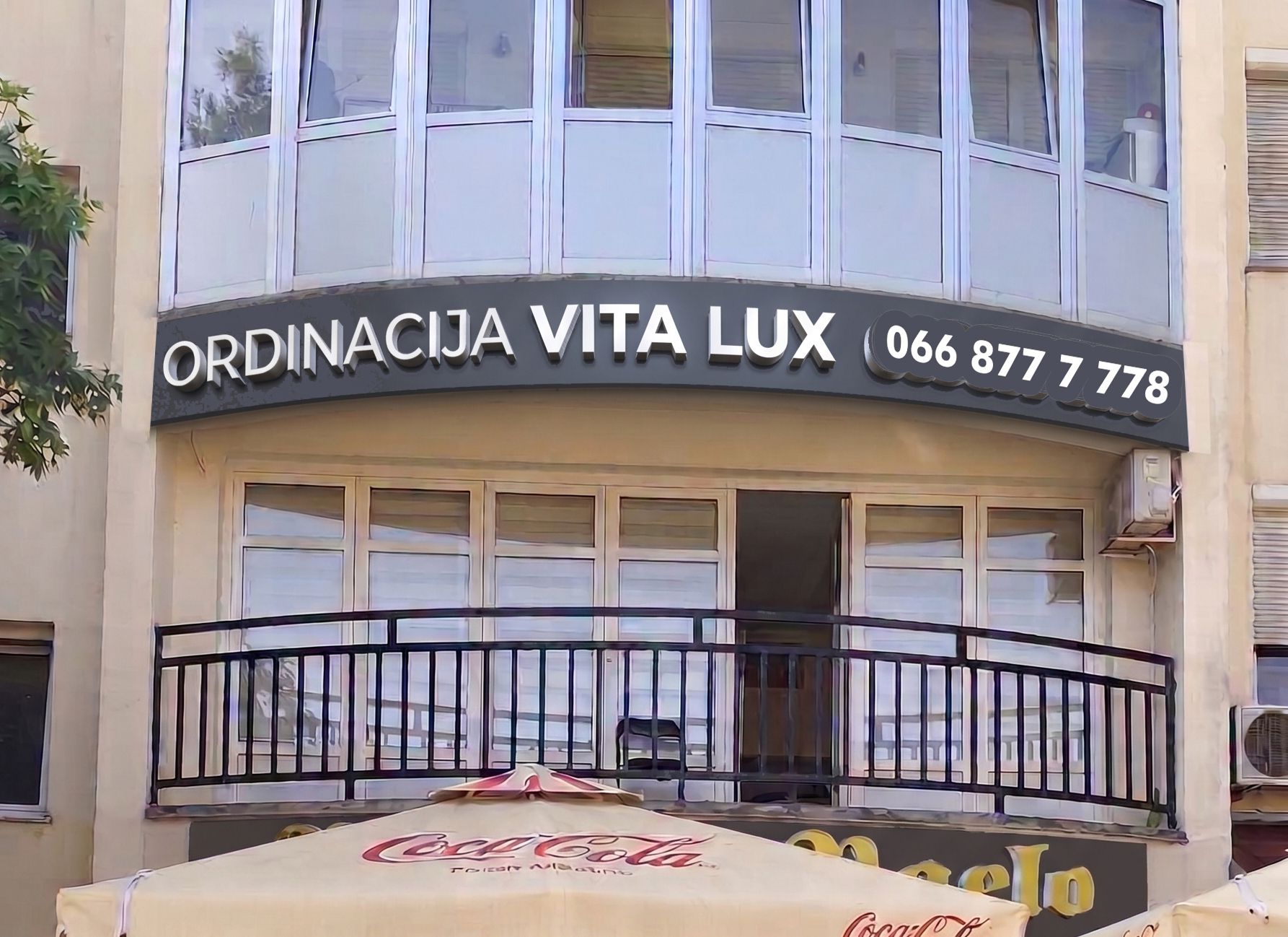 Ordinacija Vita Lux — fasadna kaseta